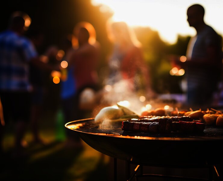 grillen in der Natur