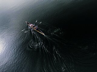 Ruderer auf der Mosel
