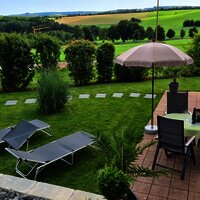 Außenanlage von oben