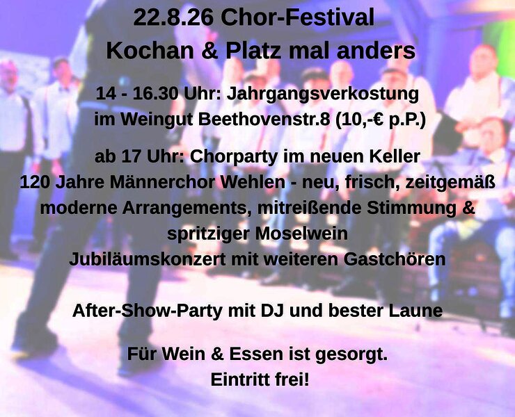 Plakat der Veranstaltung