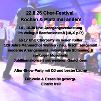 Plakat der Veranstaltung