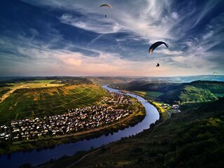 Ausblick auf Zeltingen-Rachtig
