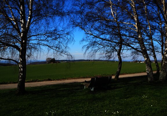 Rastmöglichkeit im Grünen