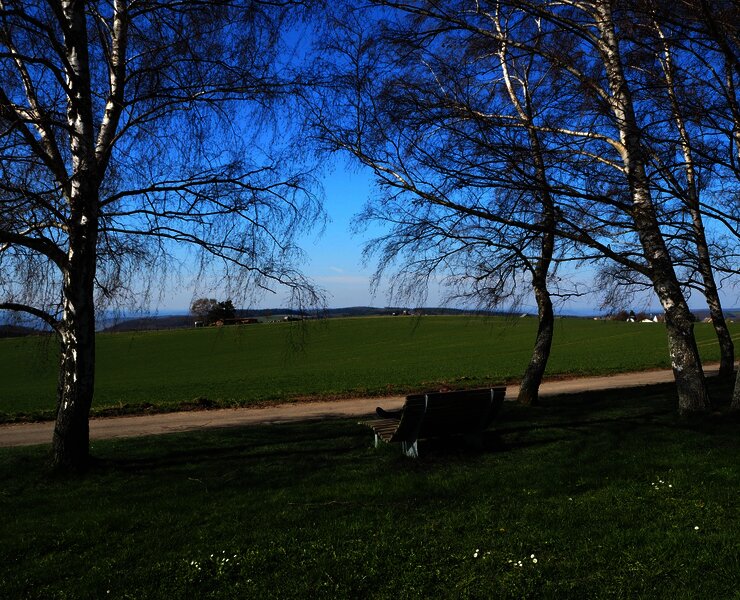 Rastmöglichkeit im Grünen