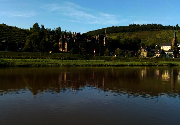Aussicht auf Lieser und die Mosel