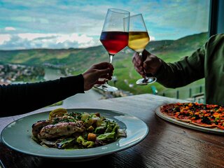 Genuss mit Aussicht im Restaurant Burg Landshut