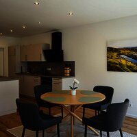 Küche mit Essecke Apartment