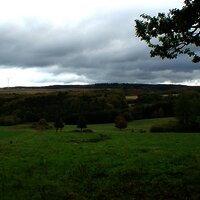 Felderlandschaft im Hunsrück bei Kommen