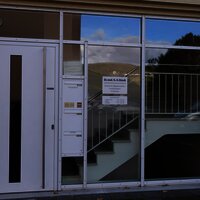 Eingang der Praxis Dr. Jana Ebert