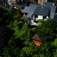 Luftbild Janinas Ferienoase auf 1600 m2 Grundstück