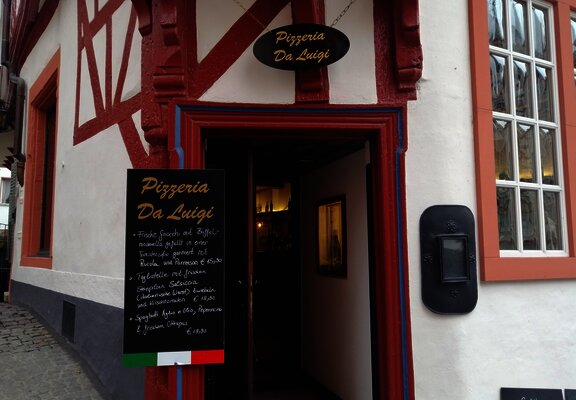 Eingang Pizzeria Da Luigi