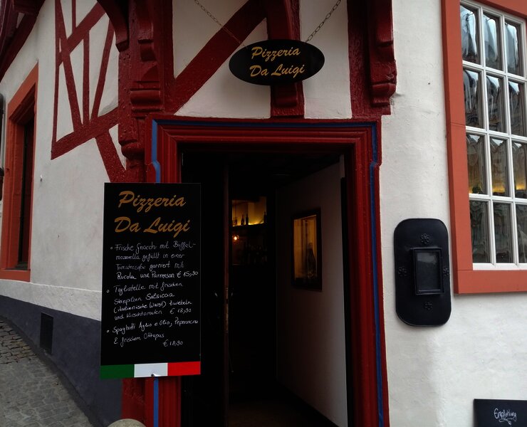 Eingang Pizzeria Da Luigi