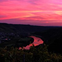 Sonnenuntergang Mosel