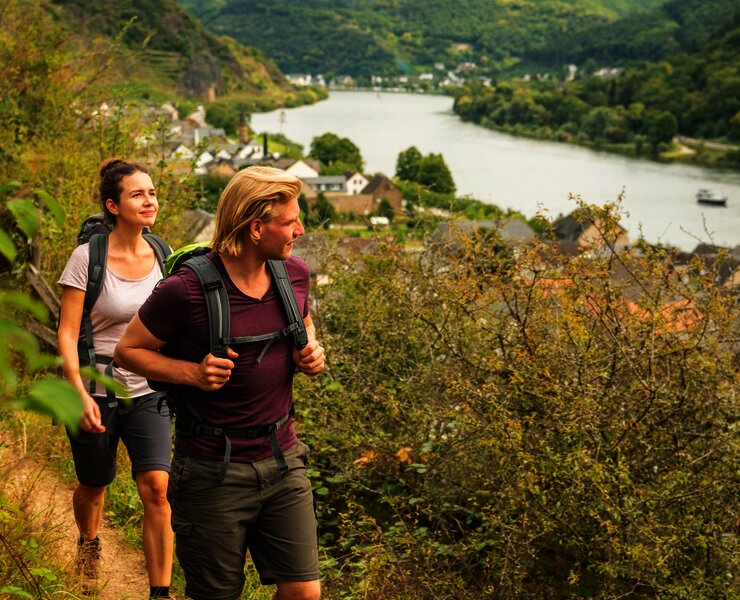 Blick vom Hatzenporter Laysteig