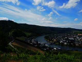 Aussichtsplattform oberhalb von Bernkastel
