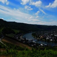 Aussichtsplattform oberhalb von Bernkastel