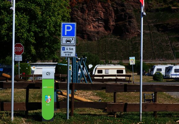 Ladesäule Erden am Wohnmobilstellplatz