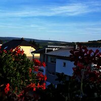 Blick vom Balkon Richtung Hunsrück