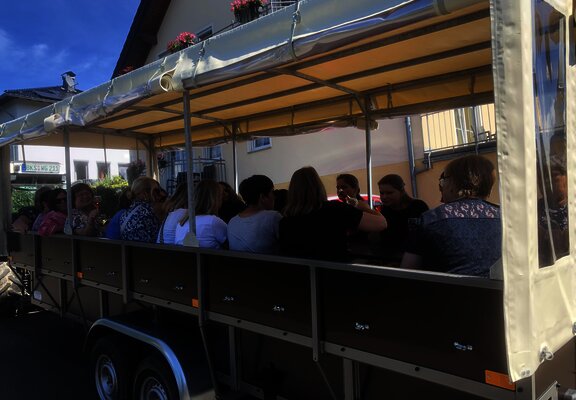 Planwagenfahrt mit dem Weingut Genetsch