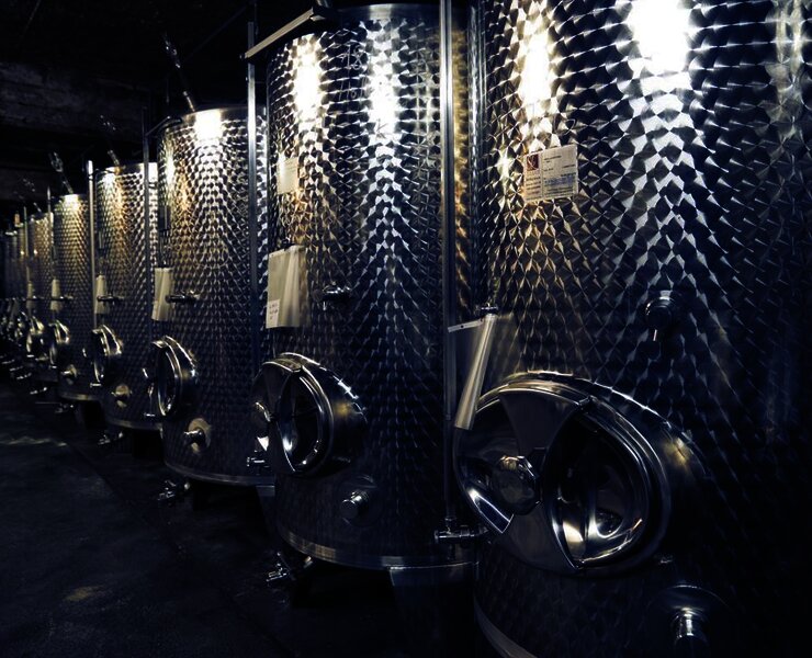 Weinkeller im Weingut Fass