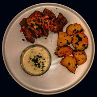 Spargelkarte im Restaurant Simon`s