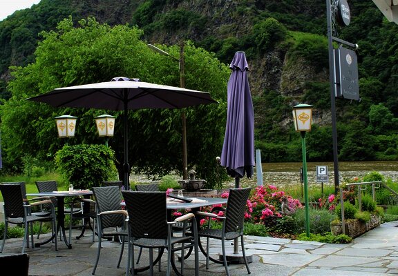 Terrasse mit Loreleyblick