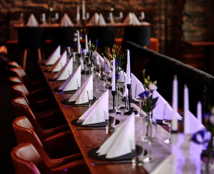 Tisch Restaurant Burg Landshut