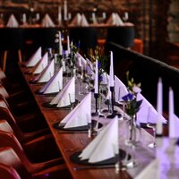 Tisch Restaurant Burg Landshut