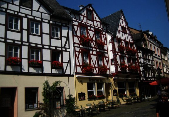 Fachwerkhäuser in der Altstadt von Bernkastel