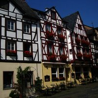 Fachwerkhäuser in der Altstadt von Bernkastel