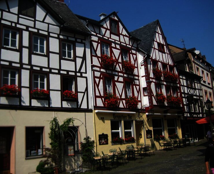 Fachwerkhäuser in der Altstadt von Bernkastel