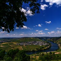 Moselschleife mit Blick auf Trittenheim