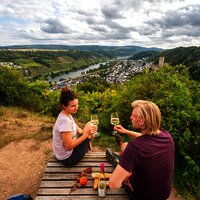 Rast auf dem Schlossberg Kobern