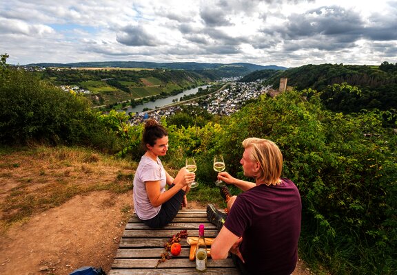 Rast auf dem Schlossberg Kobern