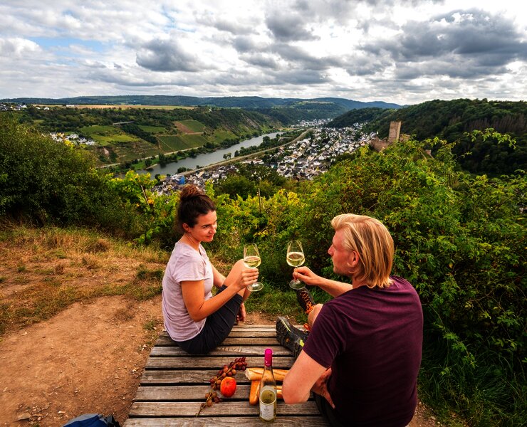 Rast auf dem Schlossberg Kobern
