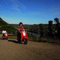 Roller-Touren im Weinberg