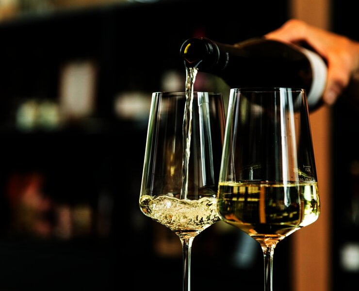 Weingenuss im Weingut Kiebel