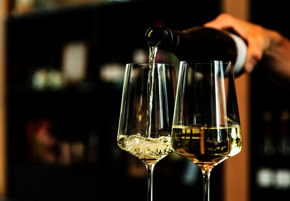 Weingenuss im Weingut Kiebel