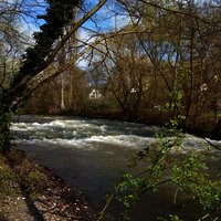 Stromschnellen im Lieserbach bei Maring