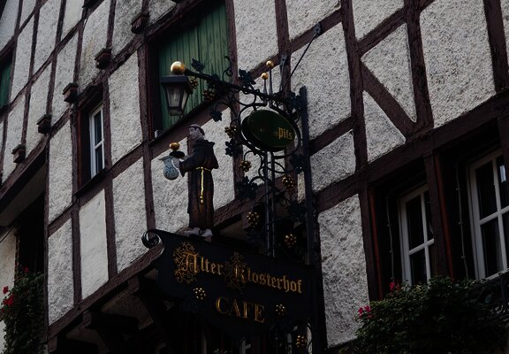 Café Alter Klosterhof Schild