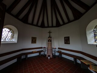 Innenraum Minheimer Pestkapelle