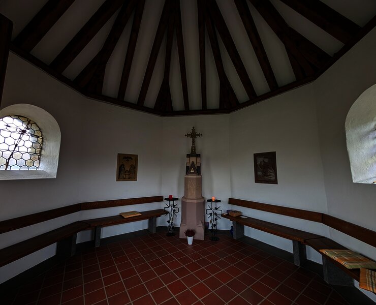 Innenraum Minheimer Pestkapelle