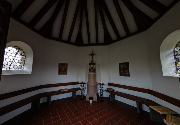 Innenraum Minheimer Pestkapelle