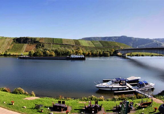 Blick aus den Zimmern mit Balkon