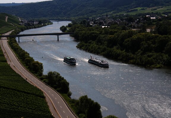 Moseltal mit Erden und Lösnich