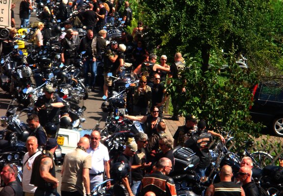 Harley und Wein an der Mosel