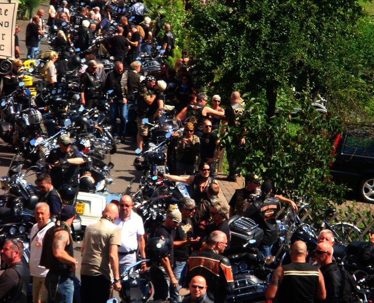 Harley und Wein an der Mosel