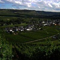 Blick auf Kesten an der Mosel