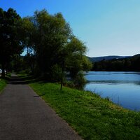 Mosel-Radweg bei Graach