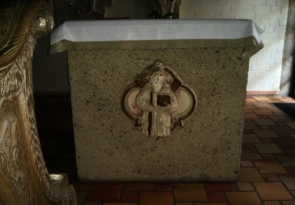 Zell-Kaimt: Schlussstein der St.-Jakobus-Kirche